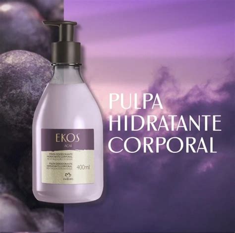 Pulpa Hidratante Corporal Ekos A A Natura Perfume Bottle Makeup