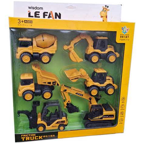 Construction Vehicles-Kids-Playset- All Parts are Movable | Shop Today ...