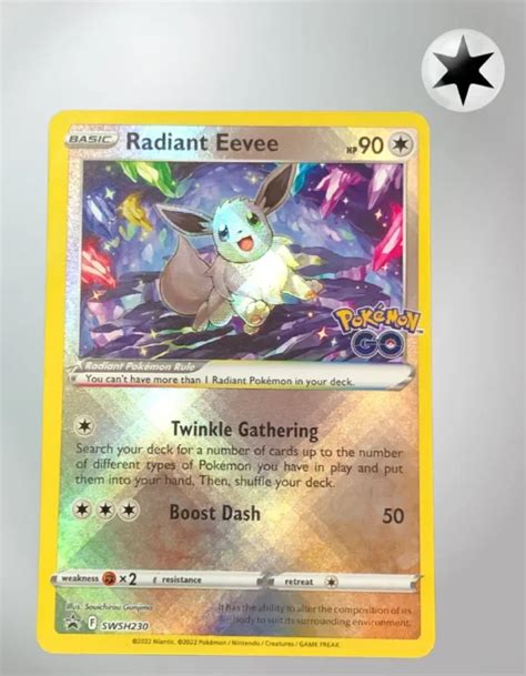 Radiant Eevee Black Star Promos Swsh Tcg Coleccionistas