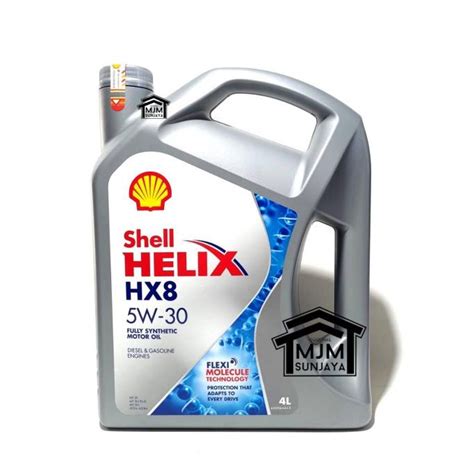 Jual Oli Mesin Shell Helix Hx8 Sae 5W 30 4 Liter Bensin Galon Hx 8 5W30