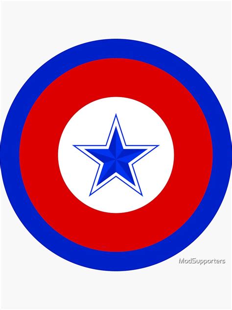 Costa Rica Retro Mod Roundel Sticker For Sale By Modsupporters