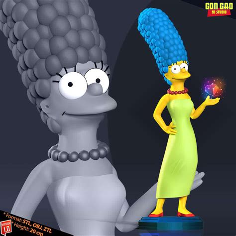 Co3d Marge Simpson Fanart