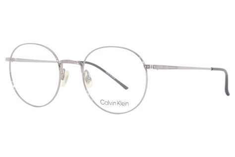 Calvin Klein Ck22108t 045 Titanium Eyeglasses Silver Full Rim 50 20 145