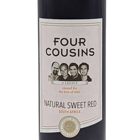 Four Cousins Natural Sweet Red South African Wines