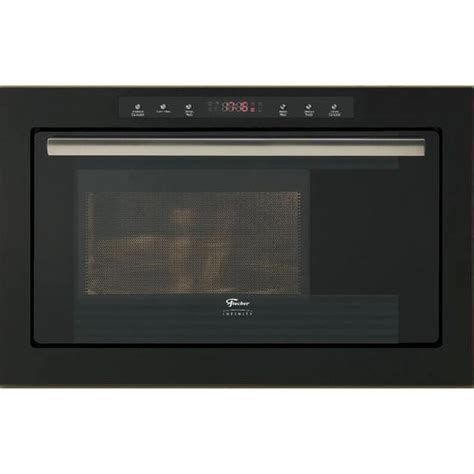 Forno Micro Ondas Fischer De Embutir L Dourador Preto Micro