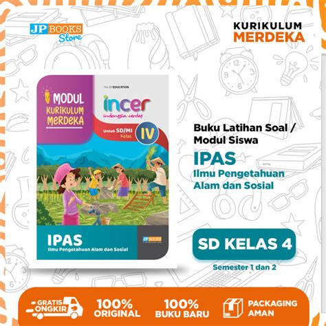 Jp Books Buku Siswa Sekolah Modul Latihan Soal Incer Ipas Ilmu Pengetahuan Alam Dan Sosial