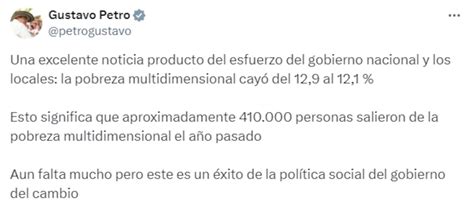 Pobreza Multidimensional Cayó En Colombia Dane Reportó Alentadora