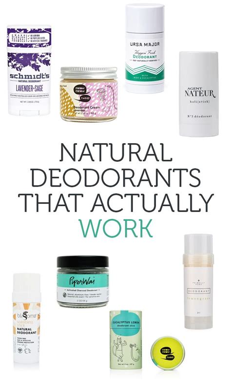 The Best Natural Deodorants That Actually Work Artofit