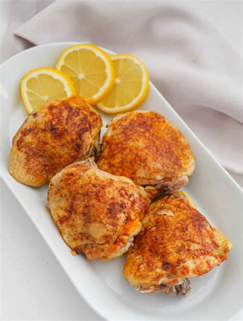 How to boil chicken thighs recipe - Creative Nourish