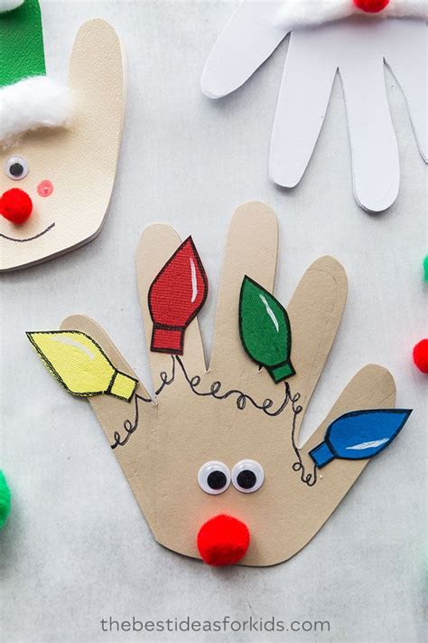 Handprint Christmas Cards