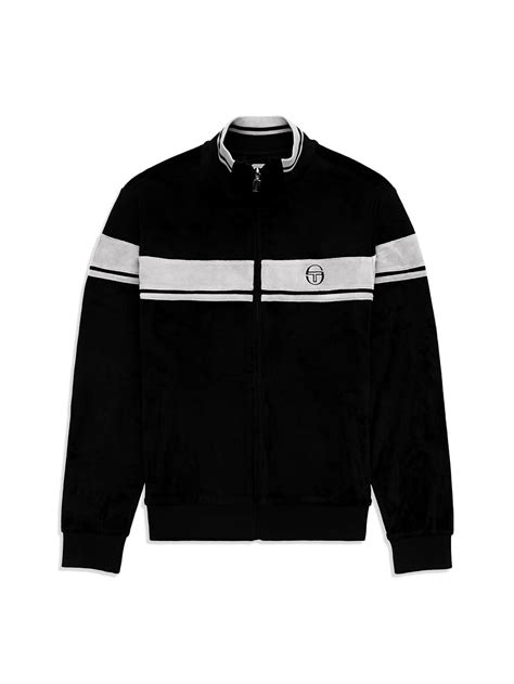 Damarindo Velour Track Jacket Black Beauty Sergio Tacchini