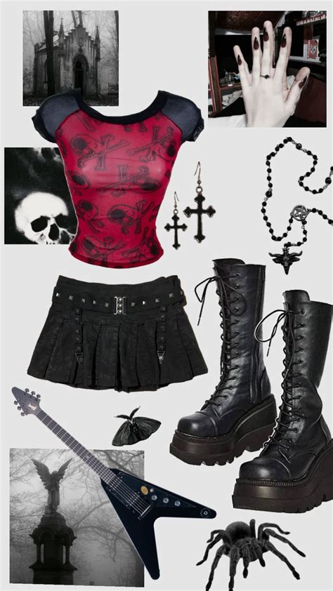 Mall Goth Ish Inspo Mallgoth Goth Outfits Outfitinspo Outfit Em