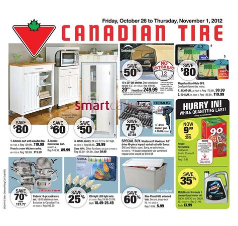 Canadian Tire flyer Oct 26 to Nov 1 | Canadian Tire Flyers