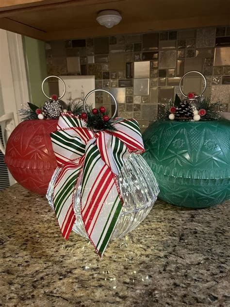 Dollar Tree Fanatics Crafts And Decor My Try At The Bowl Ornaments