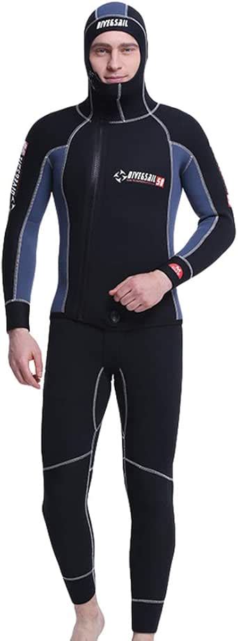 Yuandian Mm Trajes De Neopreno Buceo Con Capucha Hombre Invierno