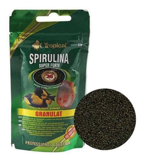 Tropical Super Spirulina Forte Granulat G Aquaricamp Loja De Aqu Rios