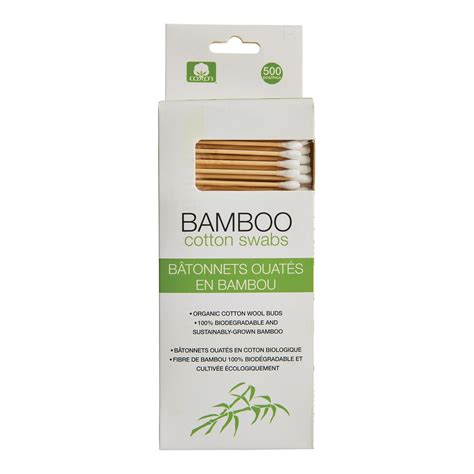 Ditto Bamboo Cotton Swabs 500 Pack Giant Tiger