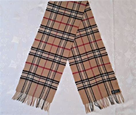 Germany Vintage Authentic Plaids Checks Wool Long Men S Fringe Scarf