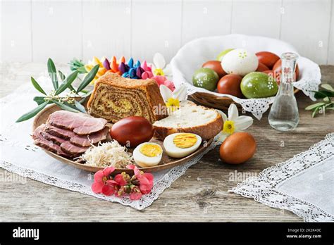 Easter traditional food Stock Photo - Alamy