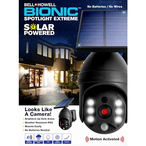 Bell Howell Bell Howell Bionic Spotlight Extreme Led Solar Motion