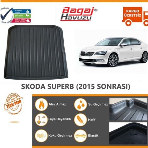 Born Garage 2019 Skoda Superb Bagaj Havuzu Tam Uyumlu Kauçuk Fiyatı