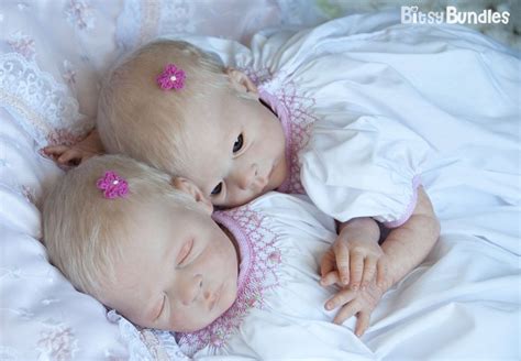 Details About Bitsy Bundles Reborn Twin Girl Dolls Liberty