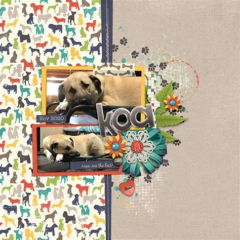 Scrapping With Liz Monthly Blog Challenge December 2020