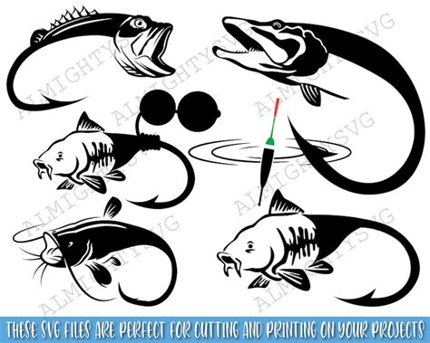 Angeln Bundle Svg Angeln Svg Fisch Svg Fischer Svg Angeln Etsy