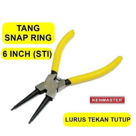 Jual Tang Snap Ring Lurus Tang Pin Lurus Tekan Tutup Kenmaster Inch