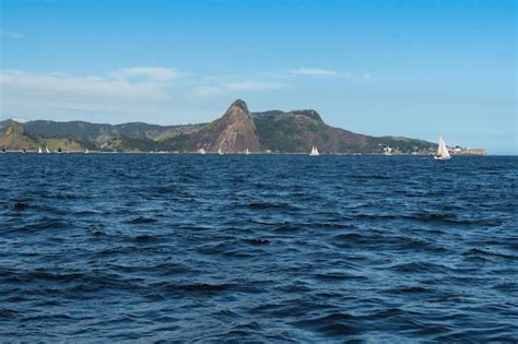 Premium Photo Guanabara Bay In Rio De Janeiro Brazil With A Hill In