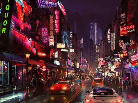 Neon City Cyberpunk Wallpapers Top Free Neon City Cyberpunk