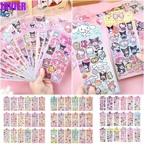 Javier Guka Cinnamoroll Stickers Cartoonkuromi Handmade Toy Kuromi