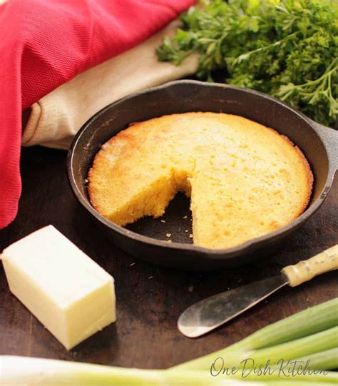 Easy Cornbread Recipe Single Serving One Dish Kitchen