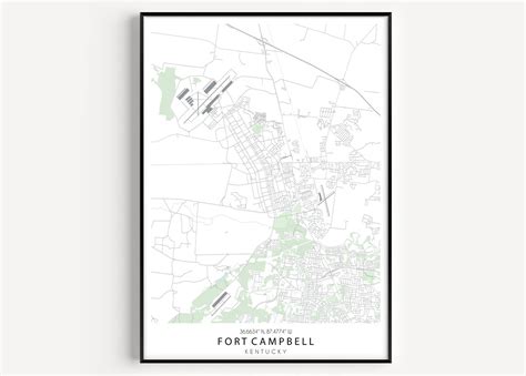 FORT CAMPBELL MAP, Map of Fort Campbell, Fort Campbell Base Map, Fort ...