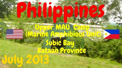 Upper Mau Marine Amphibious Unit Camp Subic Bay Bataan Province