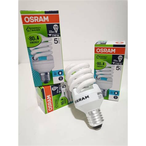 OSRAM SPIRAL BULB DAYLIGHT 23W ENERGY SAVER OSRAM 23W 白电灯泡 省电