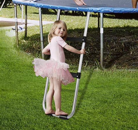 Trampoline ladder - A Thrifty Mom