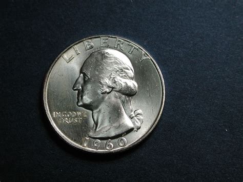 1960d Washington Quarter NICE BLAST WHITE For Sale Buy Now Online