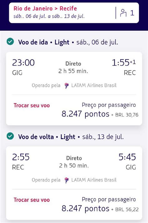 Voo Barato Rio De Janeiro Para Recife Ida E Volta Por Latam