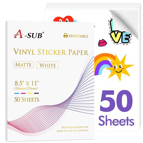 Snapklik A SUB Premium Printable Vinyl Sticker Paper For Inkjet