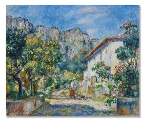 Pierre Auguste Renoir La Ferme De Magnanosc Ou La Villa Raynaud