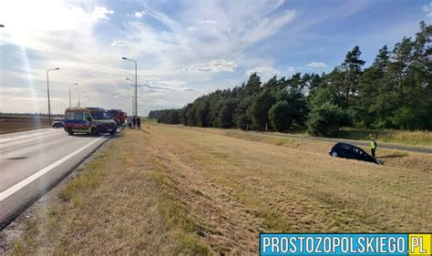 Wypadek Na Obwodnicy Opola Na Wysoko Ci Turawa Park Zdj Cia