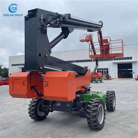 M Towable Boom Lift Trailer Mounted Cherry Picker Man Lift For Aerial