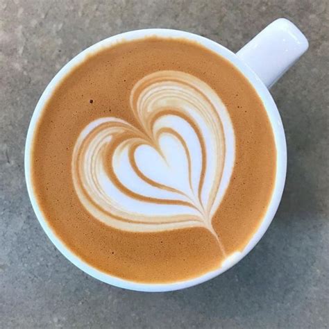 A Gorgeous Heart Coffee Latte Art Pattern Found On Thetrendybarista On