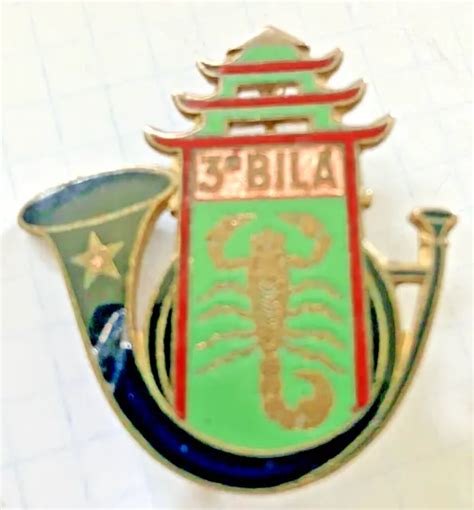 INSIGNE MILITAIRE AFRIQUE 3B I L A Drago Paris G857 1 Eclat D