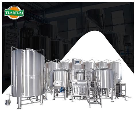 Bbl Bbl Bbl Three Vessel Stout Beer Fermenting Plant With Hot