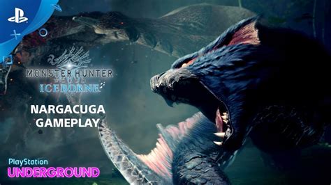 Monster Hunter World Iceborne Nargacuga Gameplay PlayStation