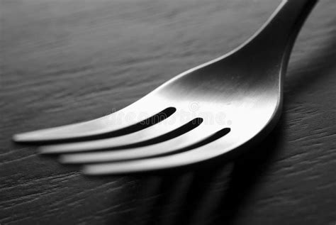 Silver fork stock photo. Image of design, shiny, tool - 4457874