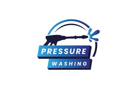 Pressure Washing Logo Design Graphic by sowikotrasal · Creative Fabrica