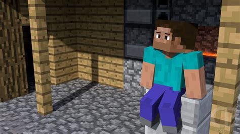 Steve Sitting Minecraft Amino